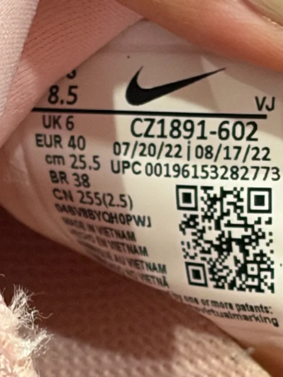 Nike Free Run 5.0 Next Nature Medium Soft Pink/Light Crimson" Colorway Sz 8.5 - Picture 9 of 11